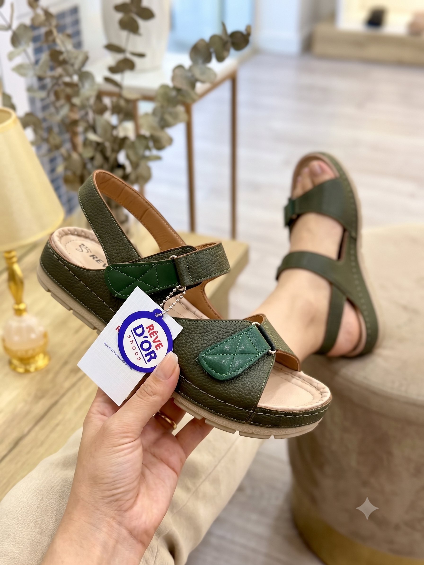 صندل Rêve d'Or الطبي – راحة وأناقة في كل خطوة